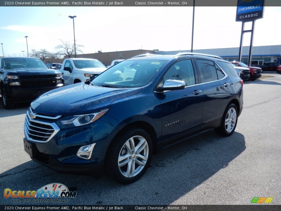 2020 Chevrolet Equinox Premier AWD Pacific Blue Metallic / Jet Black Photo #1