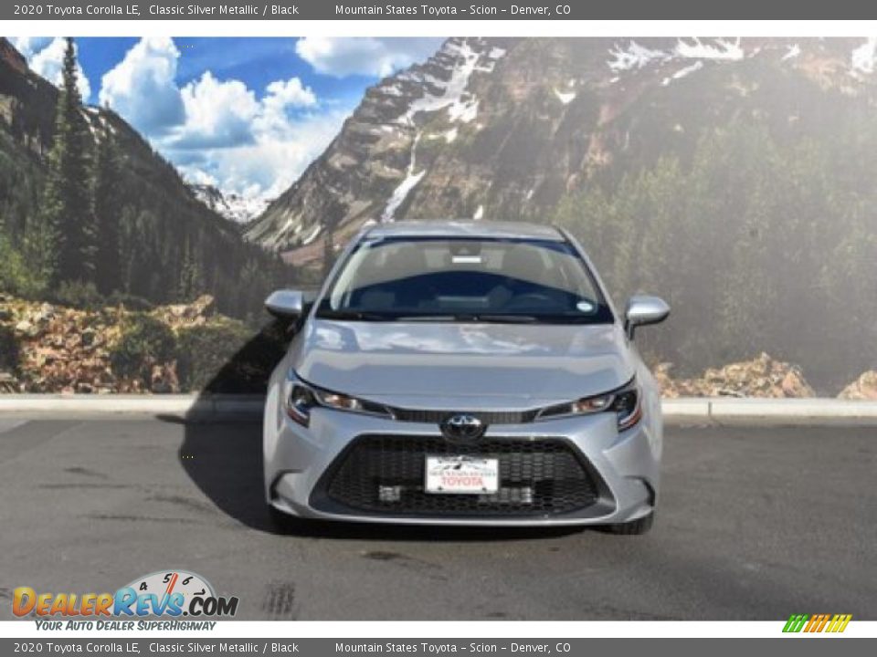 2020 Toyota Corolla LE Classic Silver Metallic / Black Photo #2