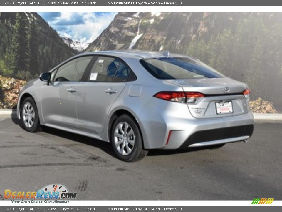 2020 Toyota Corolla LE Classic Silver Metallic / Black Photo #3