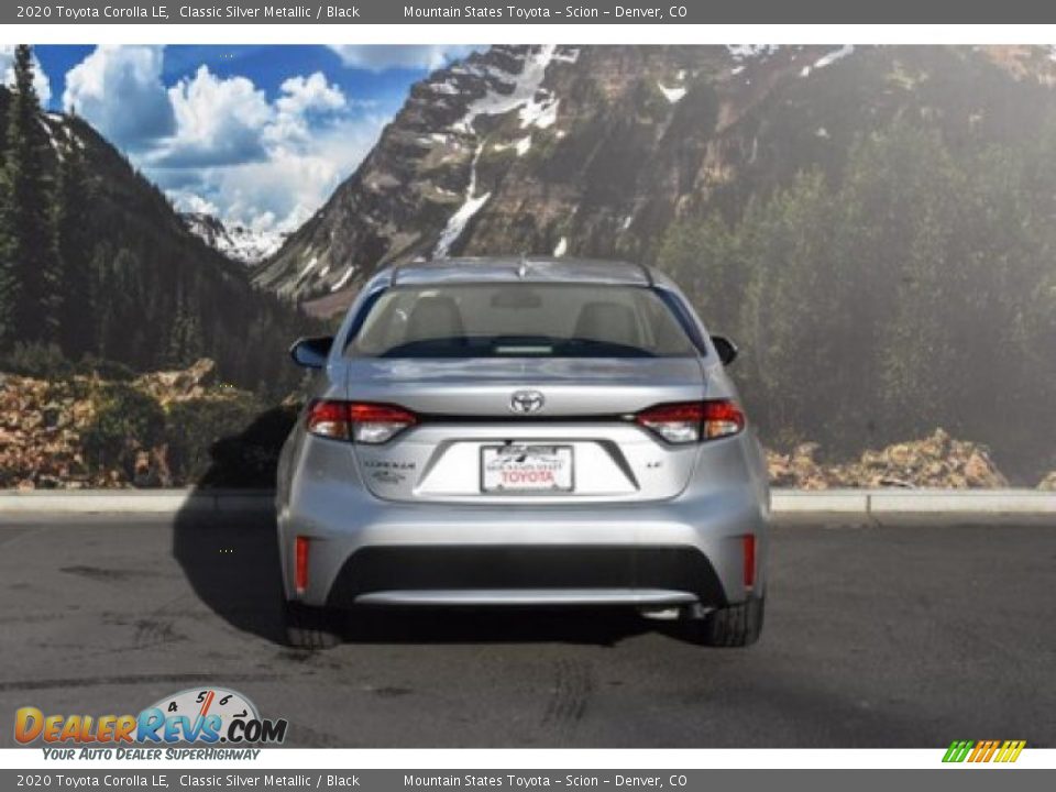 2020 Toyota Corolla LE Classic Silver Metallic / Black Photo #4