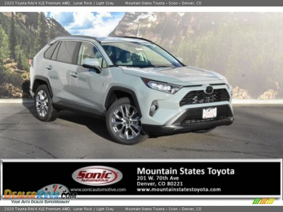 2020 Toyota RAV4 XLE Premium AWD Lunar Rock / Light Gray Photo #1