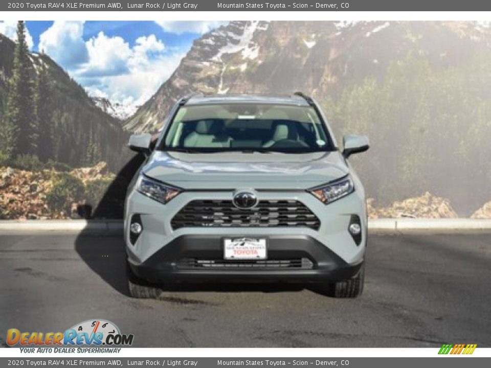 2020 Toyota RAV4 XLE Premium AWD Lunar Rock / Light Gray Photo #2