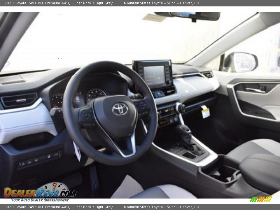 2020 Toyota RAV4 XLE Premium AWD Lunar Rock / Light Gray Photo #5