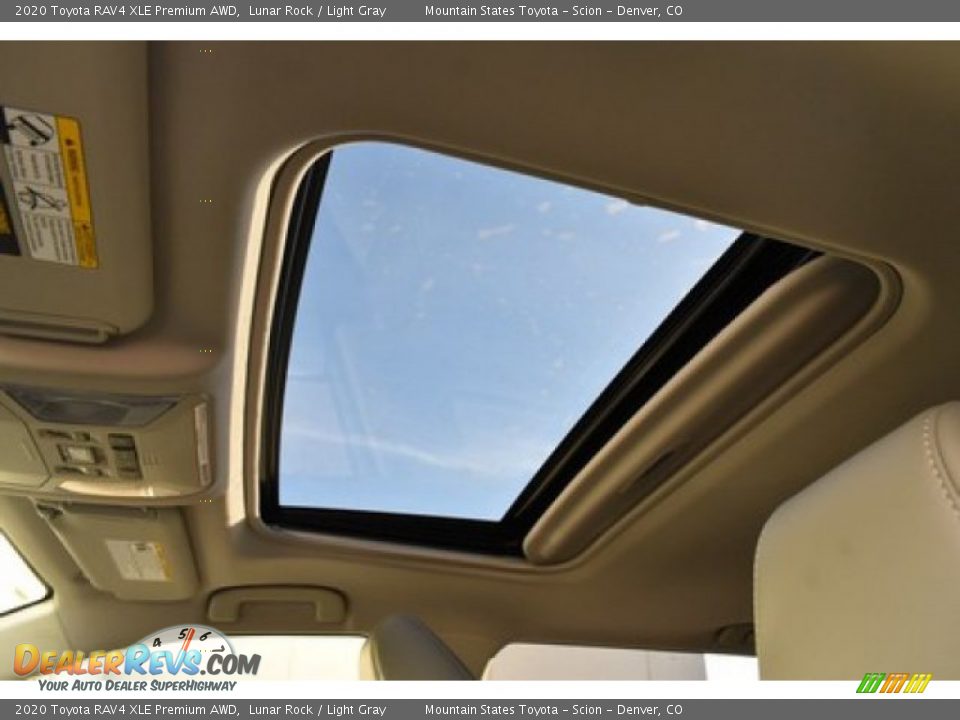 2020 Toyota RAV4 XLE Premium AWD Lunar Rock / Light Gray Photo #8