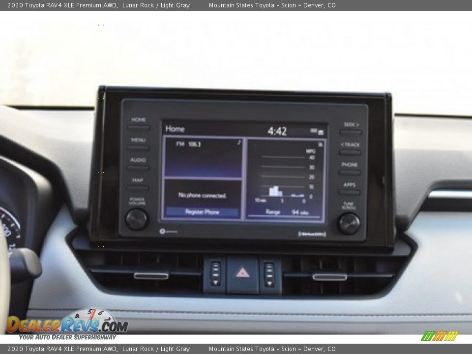 2020 Toyota RAV4 XLE Premium AWD Lunar Rock / Light Gray Photo #9