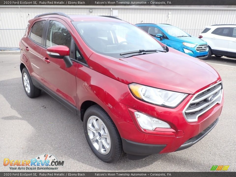 2020 Ford EcoSport SE Ruby Red Metallic / Ebony Black Photo #3