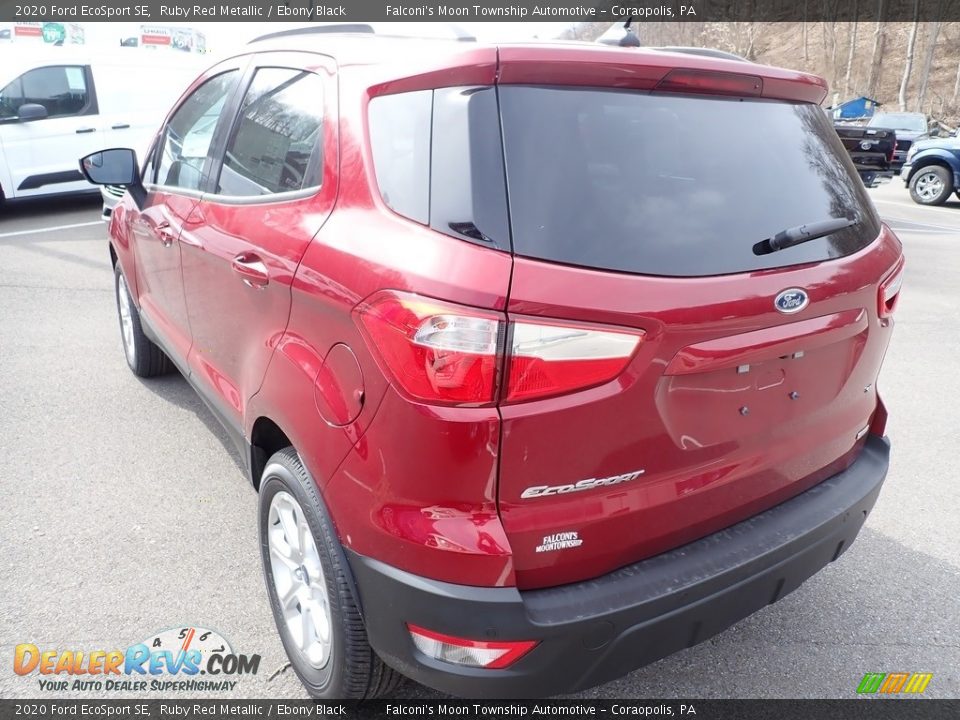 2020 Ford EcoSport SE Ruby Red Metallic / Ebony Black Photo #6