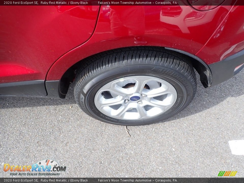 2020 Ford EcoSport SE Ruby Red Metallic / Ebony Black Photo #7