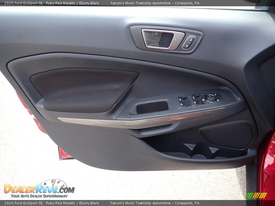 2020 Ford EcoSport SE Ruby Red Metallic / Ebony Black Photo #11