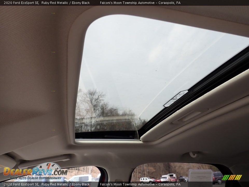 2020 Ford EcoSport SE Ruby Red Metallic / Ebony Black Photo #13