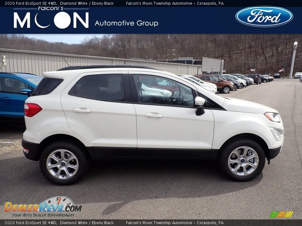 2020 Ford EcoSport SE 4WD Diamond White / Ebony Black Photo #1