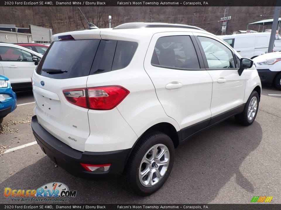 2020 Ford EcoSport SE 4WD Diamond White / Ebony Black Photo #2
