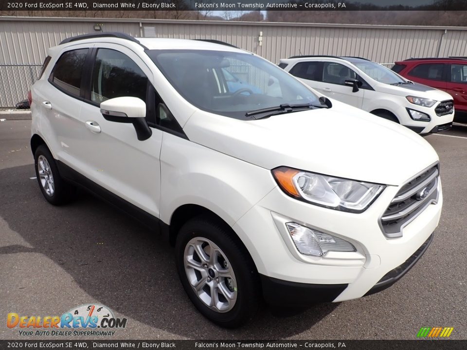 2020 Ford EcoSport SE 4WD Diamond White / Ebony Black Photo #3