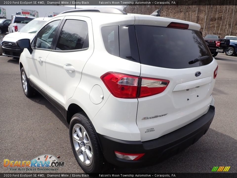 2020 Ford EcoSport SE 4WD Diamond White / Ebony Black Photo #6