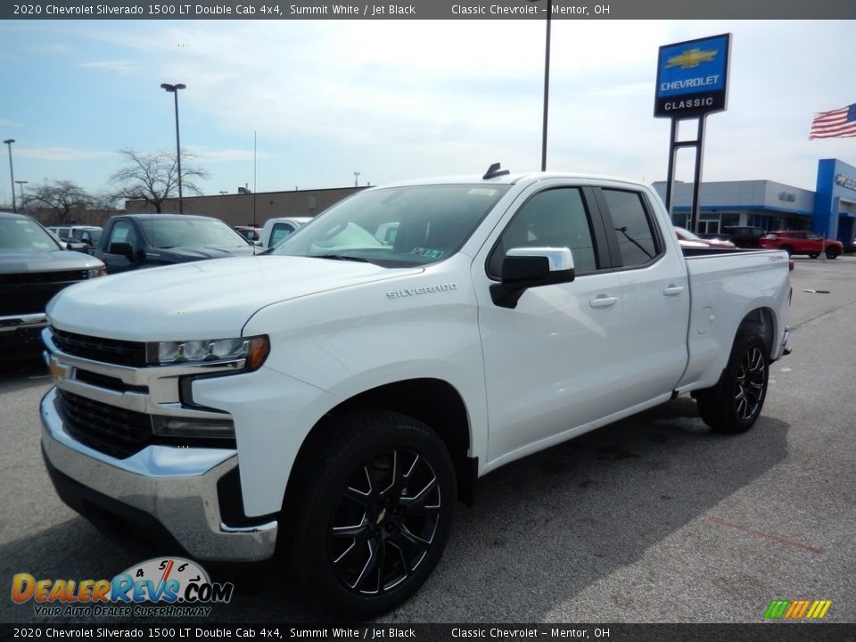 2020 Chevrolet Silverado 1500 LT Double Cab 4x4 Summit White / Jet Black Photo #1