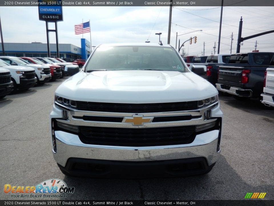 2020 Chevrolet Silverado 1500 LT Double Cab 4x4 Summit White / Jet Black Photo #2