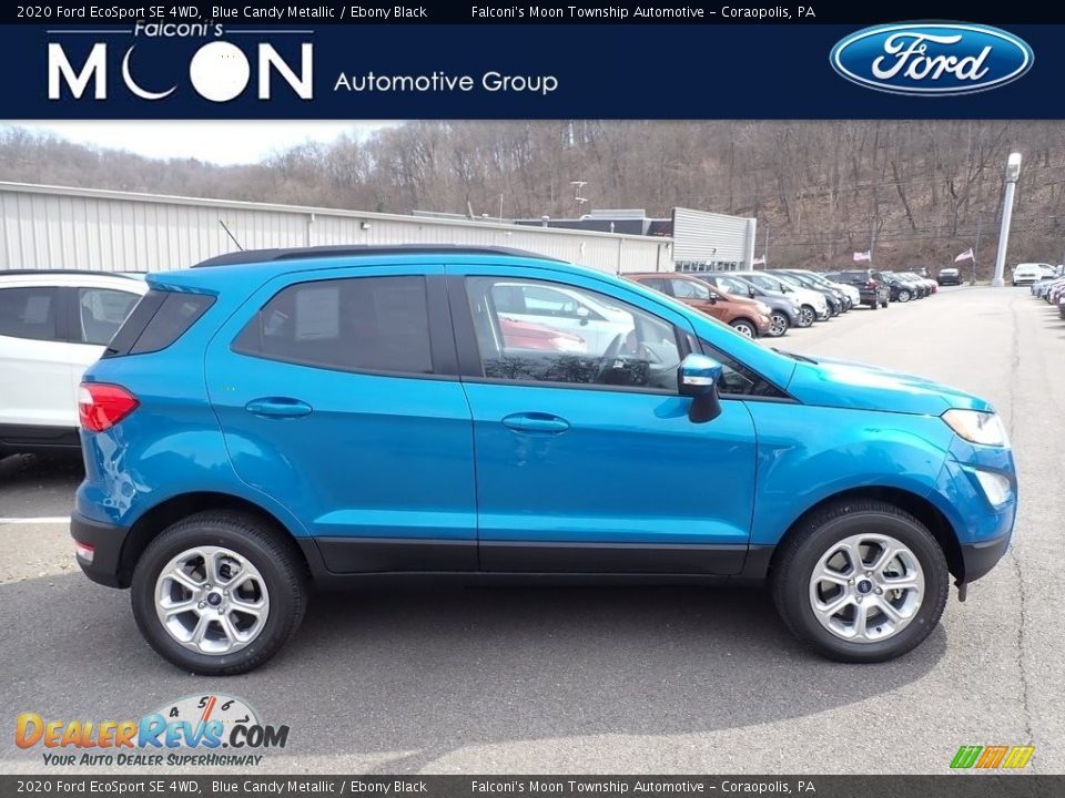 2020 Ford EcoSport SE 4WD Blue Candy Metallic / Ebony Black Photo #1