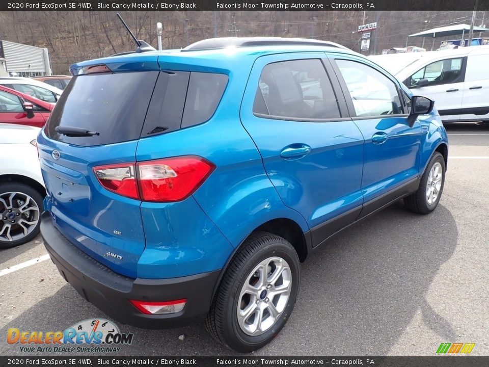 2020 Ford EcoSport SE 4WD Blue Candy Metallic / Ebony Black Photo #2