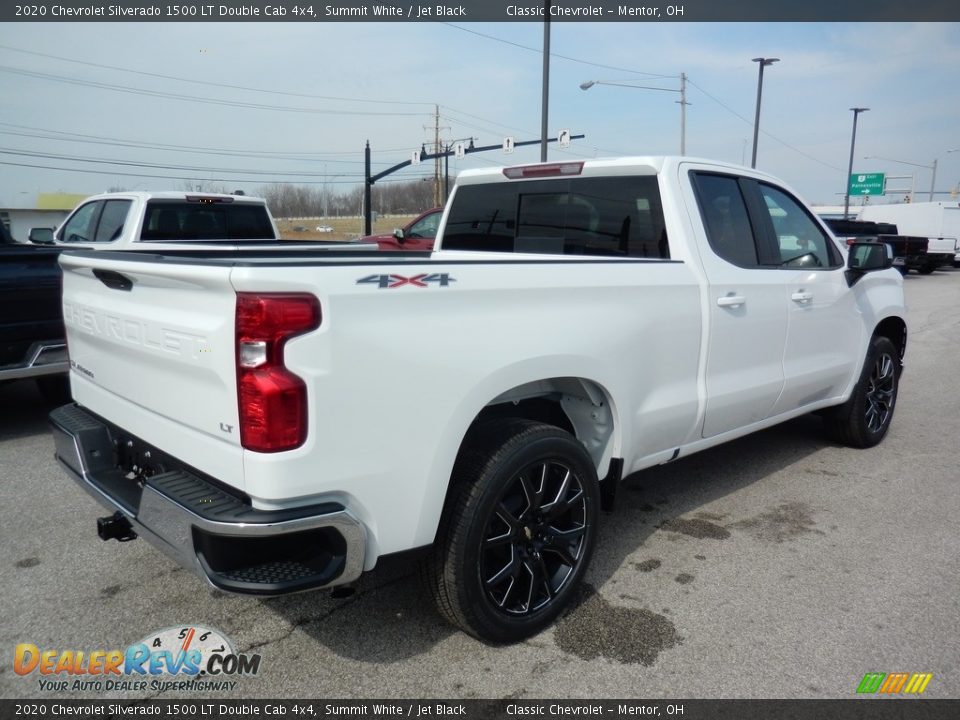 2020 Chevrolet Silverado 1500 LT Double Cab 4x4 Summit White / Jet Black Photo #4