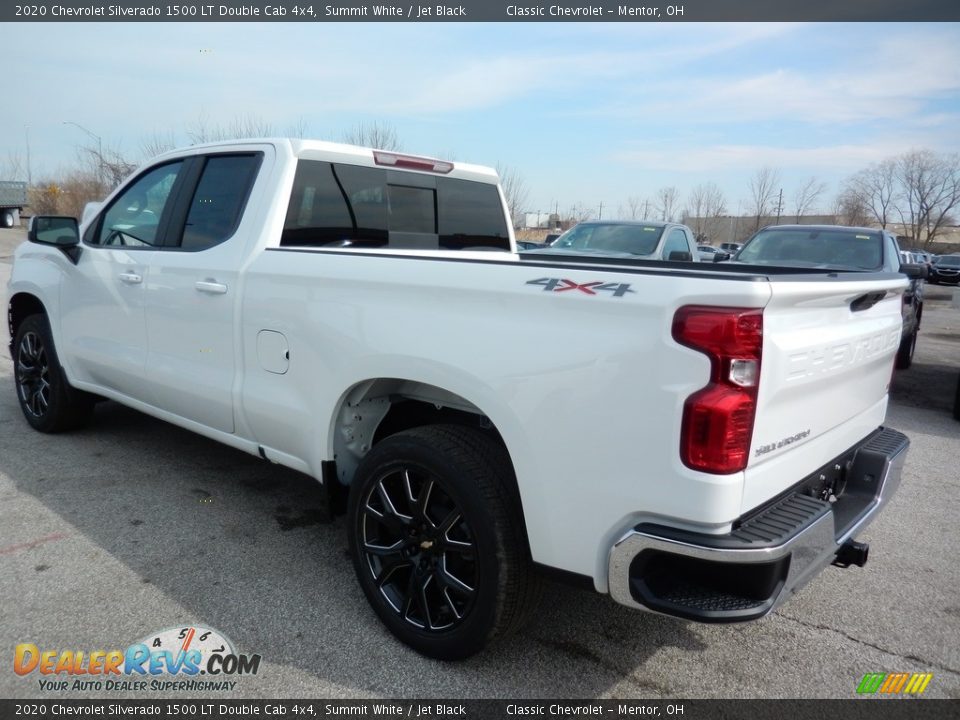 2020 Chevrolet Silverado 1500 LT Double Cab 4x4 Summit White / Jet Black Photo #5