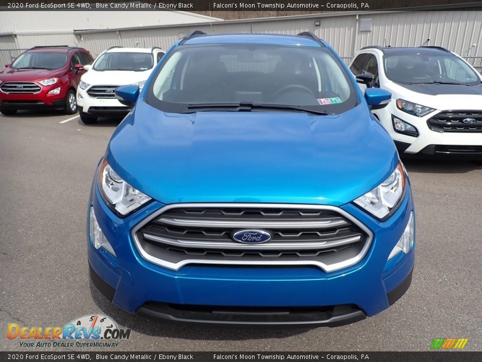 2020 Ford EcoSport SE 4WD Blue Candy Metallic / Ebony Black Photo #4