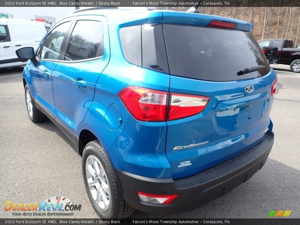 2020 Ford EcoSport SE 4WD Blue Candy Metallic / Ebony Black Photo #6