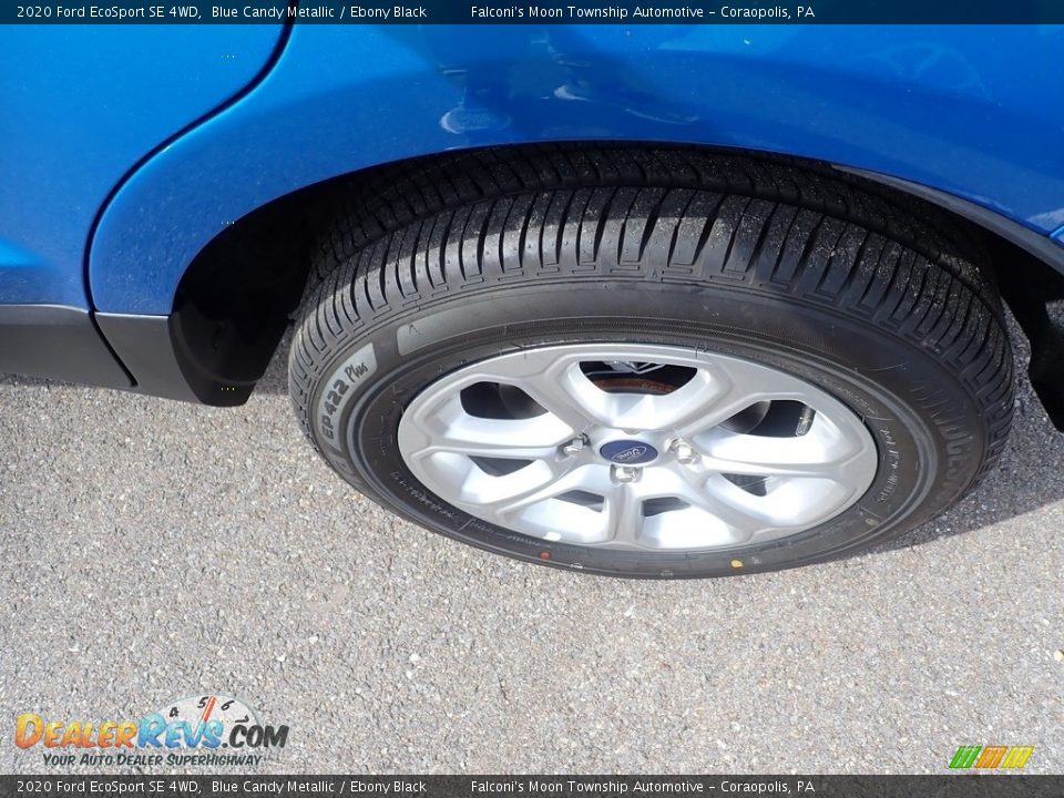 2020 Ford EcoSport SE 4WD Blue Candy Metallic / Ebony Black Photo #7