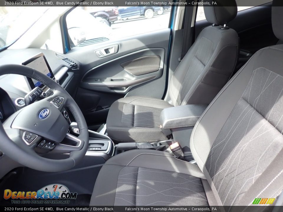 2020 Ford EcoSport SE 4WD Blue Candy Metallic / Ebony Black Photo #10