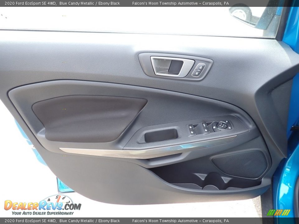 2020 Ford EcoSport SE 4WD Blue Candy Metallic / Ebony Black Photo #11