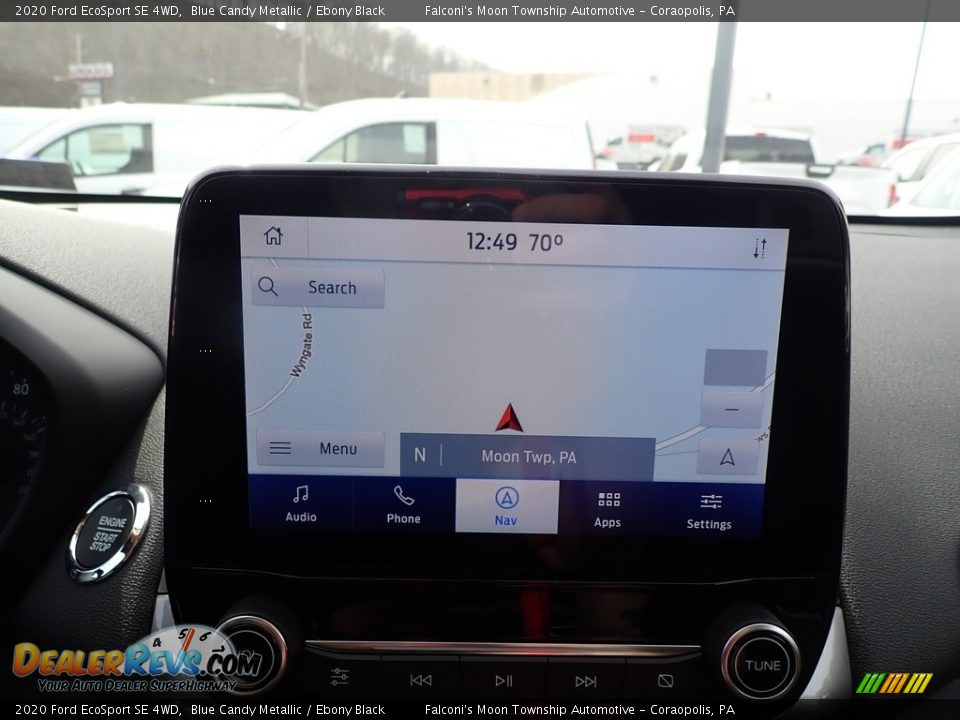 2020 Ford EcoSport SE 4WD Blue Candy Metallic / Ebony Black Photo #14