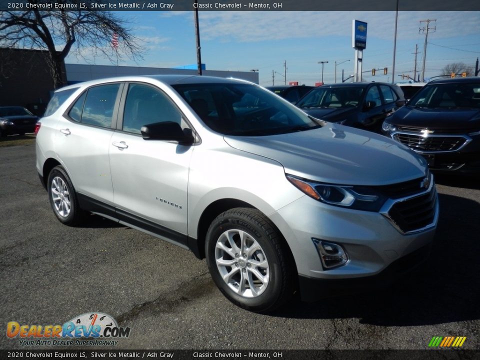2020 Chevrolet Equinox LS Silver Ice Metallic / Ash Gray Photo #3