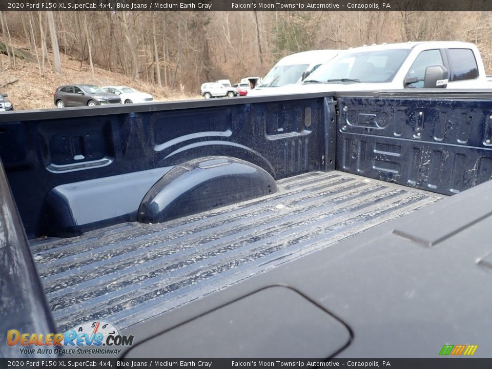 2020 Ford F150 XL SuperCab 4x4 Blue Jeans / Medium Earth Gray Photo #8