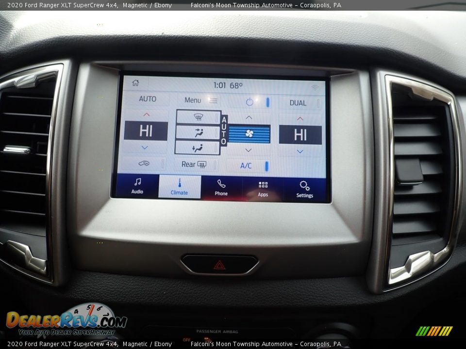 2020 Ford Ranger XLT SuperCrew 4x4 Magnetic / Ebony Photo #14
