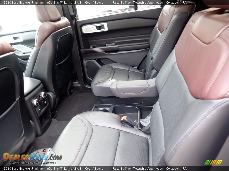 2020 Ford Explorer Platinum 4WD Star White Metallic Tri-Coat / Ebony Photo #7