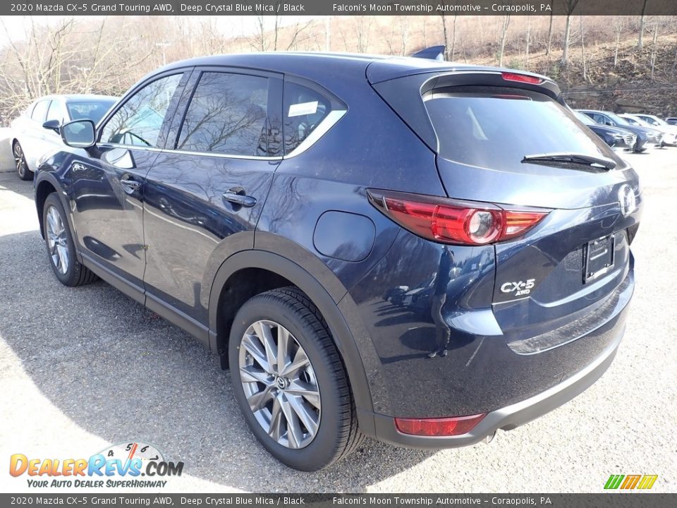 2020 Mazda CX-5 Grand Touring AWD Deep Crystal Blue Mica / Black Photo #6