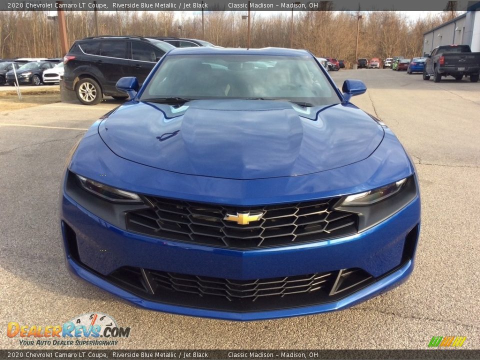 2020 Chevrolet Camaro LT Coupe Riverside Blue Metallic / Jet Black Photo #4