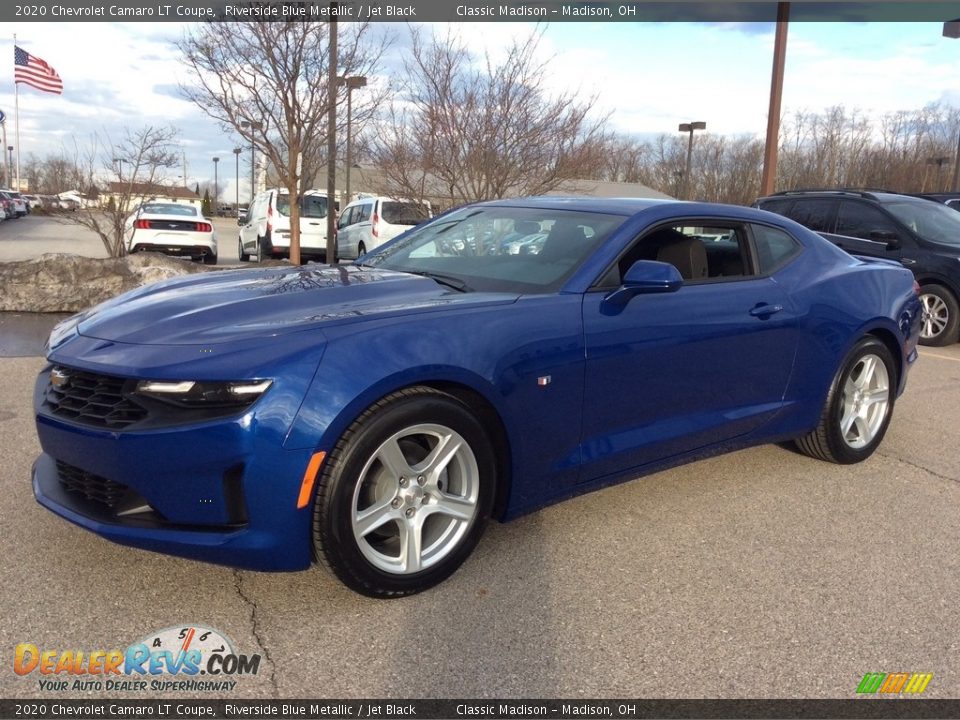 2020 Chevrolet Camaro LT Coupe Riverside Blue Metallic / Jet Black Photo #5