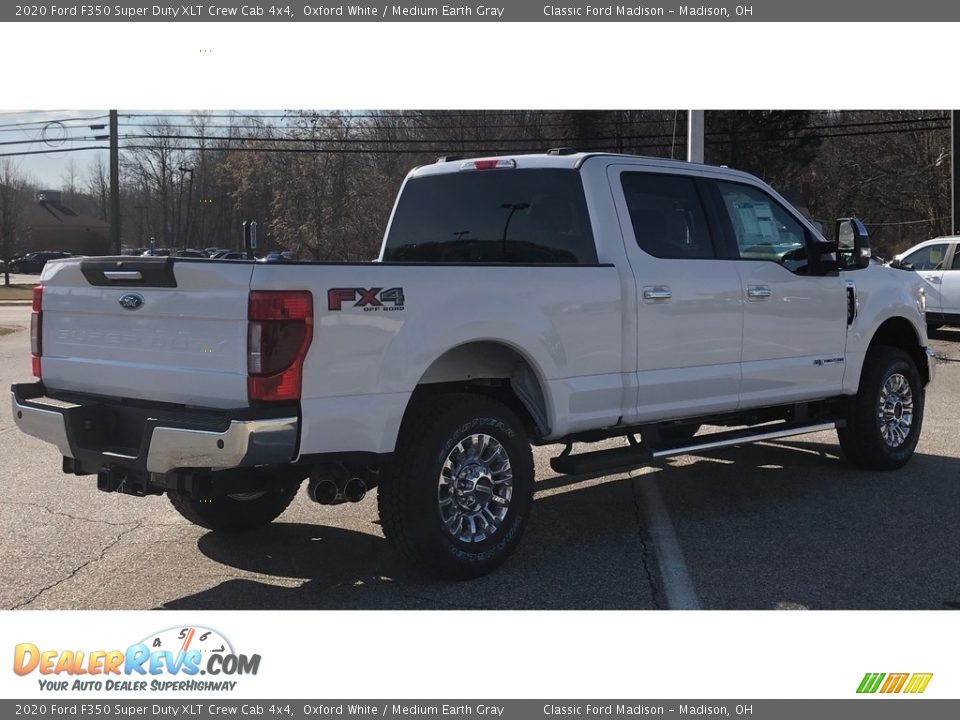 2020 Ford F350 Super Duty XLT Crew Cab 4x4 Oxford White / Medium Earth Gray Photo #6