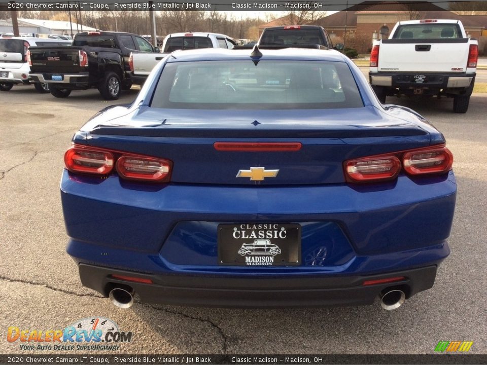 2020 Chevrolet Camaro LT Coupe Riverside Blue Metallic / Jet Black Photo #8