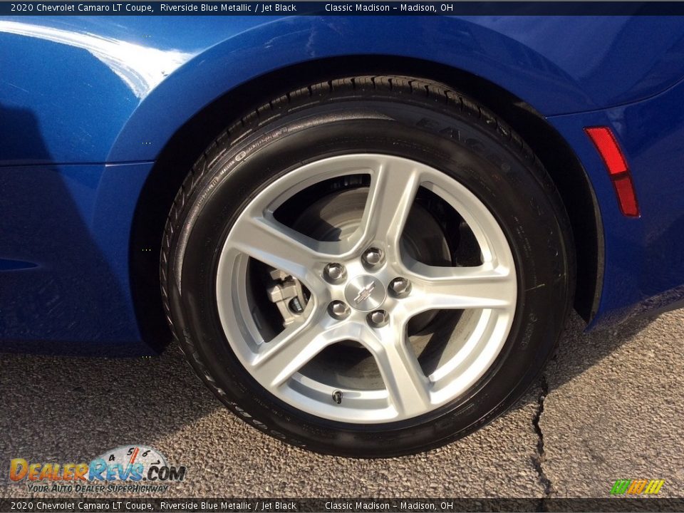 2020 Chevrolet Camaro LT Coupe Riverside Blue Metallic / Jet Black Photo #10