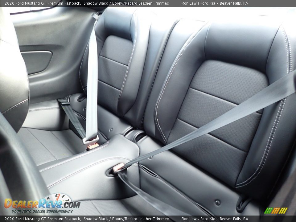 Rear Seat of 2020 Ford Mustang GT Premium Fastback Photo #13