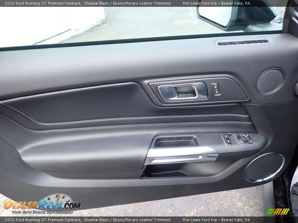 Door Panel of 2020 Ford Mustang GT Premium Fastback Photo #15