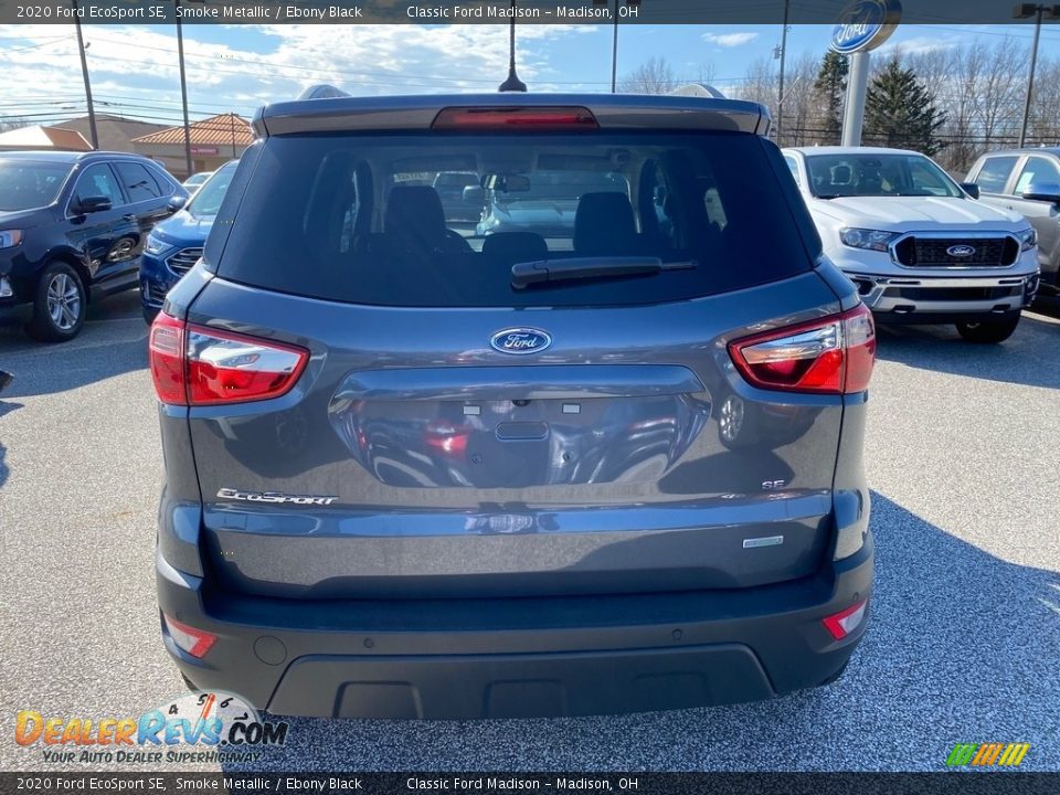 2020 Ford EcoSport SE Smoke Metallic / Ebony Black Photo #3