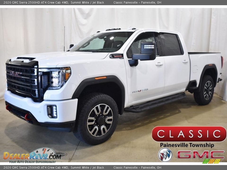 2020 GMC Sierra 2500HD AT4 Crew Cab 4WD Summit White / Jet Black Photo #1
