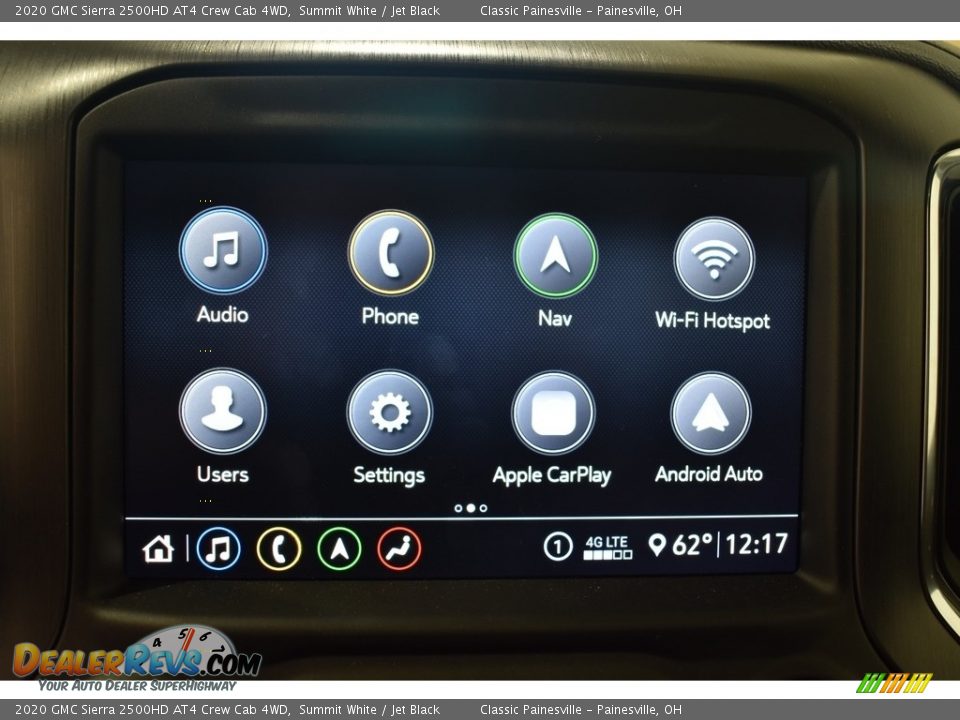 2020 GMC Sierra 2500HD AT4 Crew Cab 4WD Summit White / Jet Black Photo #3