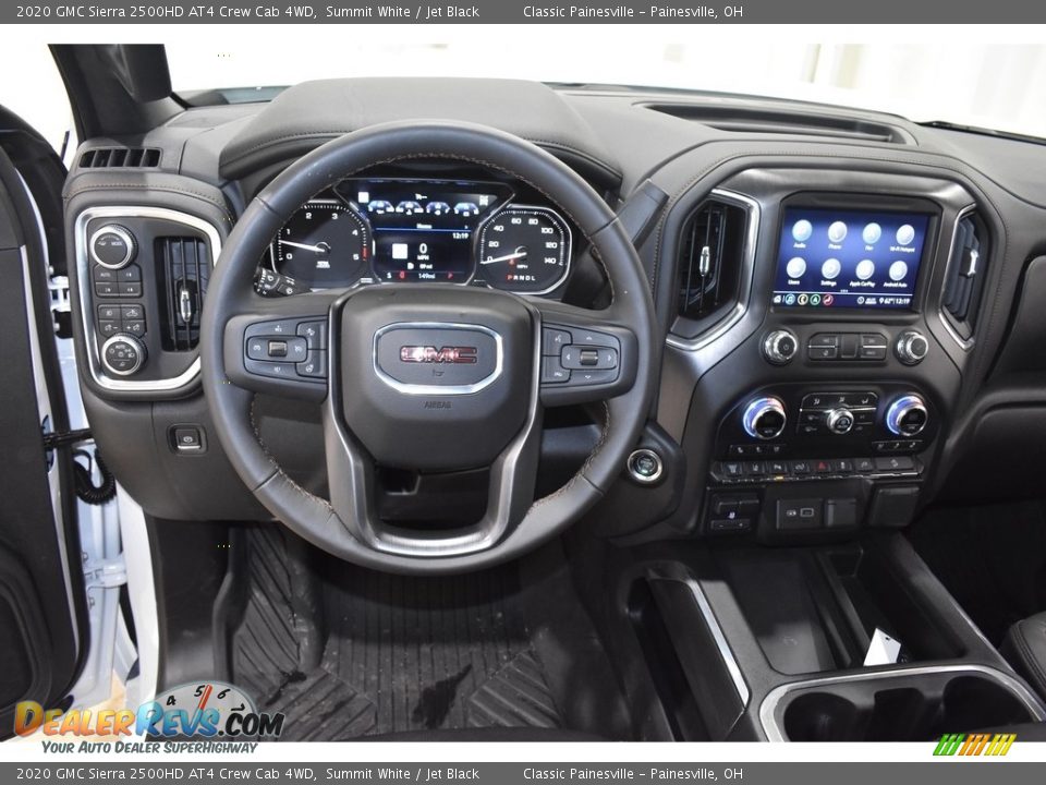 2020 GMC Sierra 2500HD AT4 Crew Cab 4WD Summit White / Jet Black Photo #5