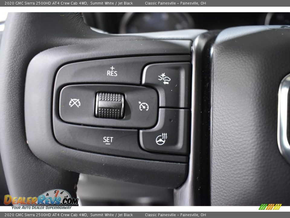 2020 GMC Sierra 2500HD AT4 Crew Cab 4WD Summit White / Jet Black Photo #7