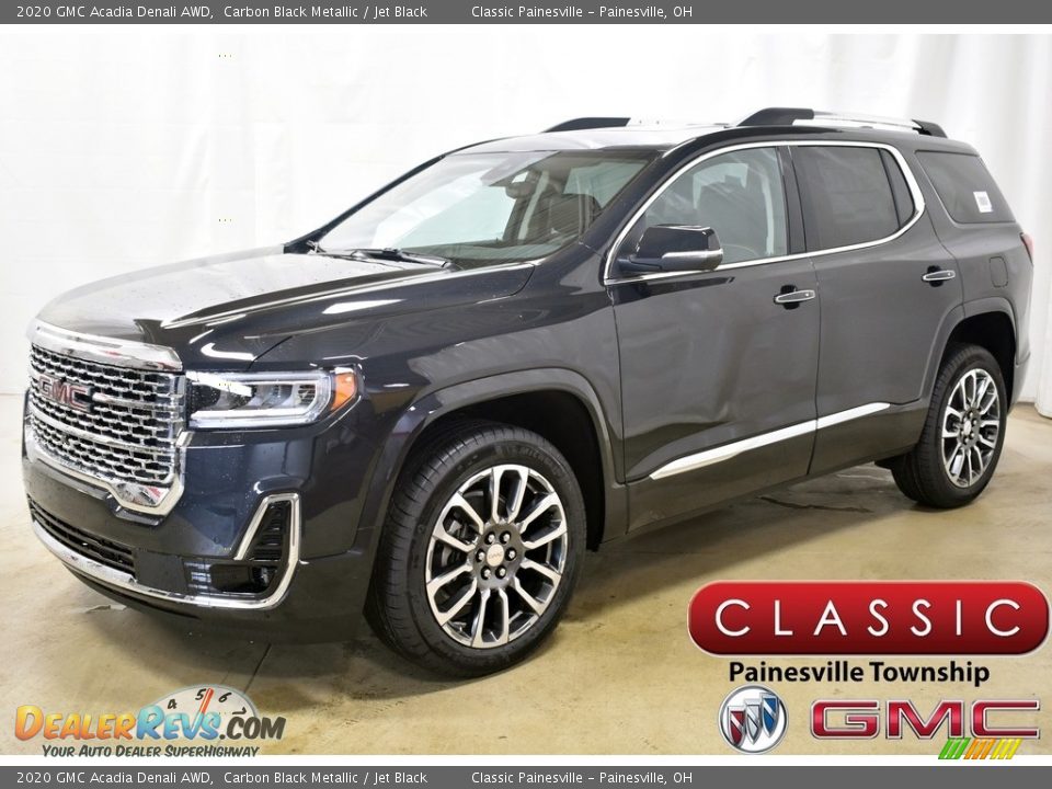 2020 GMC Acadia Denali AWD Carbon Black Metallic / Jet Black Photo #1