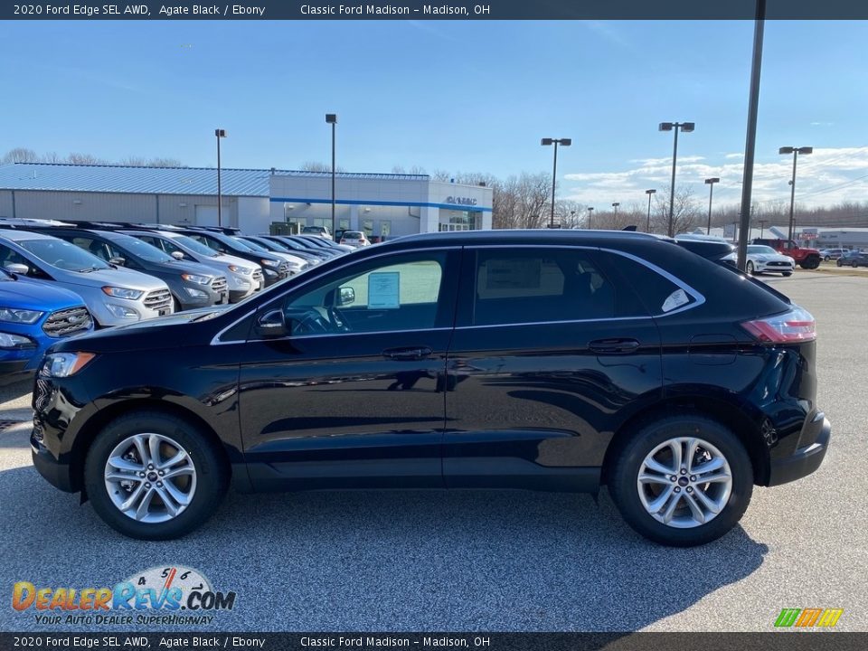 2020 Ford Edge SEL AWD Agate Black / Ebony Photo #2