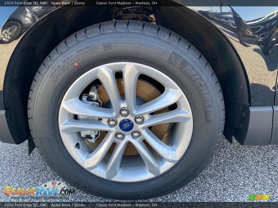 2020 Ford Edge SEL AWD Agate Black / Ebony Photo #4